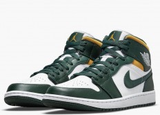 לצפייה במוצר JORDAN 1 MID WH/GR/YL